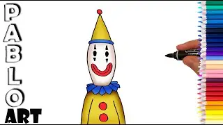 How to draw Kaufmo from The Amazing Digital Circus | Learn to Draw step by step