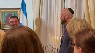 Chanukka firande hos ambassadören 2025
