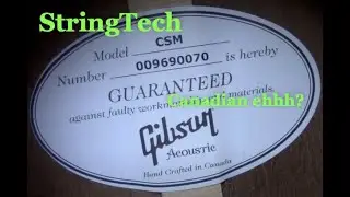 Gibson Guitars Made in Canada @StringTechWorkstations