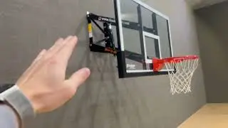 PROGOAL Basketball Hoop Garage Wall Mounted Adjustable Height Review, AMAZING BASKET BALL HOOP