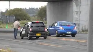 2010/10/3「車DE大運動会！」Drag-Braking  GDB VS アルトワークス