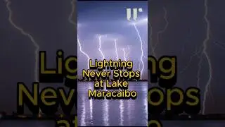 Lightning Never Stops at Lake Maracaibo ⚡ #short