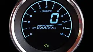 SPEEDOMETER DIGITAL CUSTOM REPLIKA DUCATI MODEL BABON DIGITECH V3