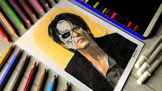 Drawing of Shahrukh Khan From Jawan | Shahrukh Khan drawing | Artdraw