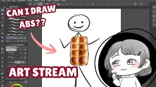 Draw with me & Chat | NEW YEAR NEW BREAD 🎉 - Drawing my OC