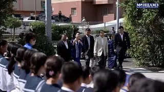 Япон Улсын Цог Жавхлант Эзэн Хаан Нарүхито Шинэ Монгол ЕБС-д зочиллоо