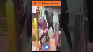 ATM with $80000 Robbed in 60 Seconds #shorts