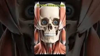 3D Facial Muscles Exploded View Animation | Human Anatomy & Skull Structure