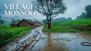 गांव में बरसात शुरू 🌧️ | Monsoon Vlogबारिश में घूमने निकले | #MrSujit