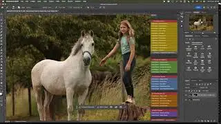 Photoshop Actions paardenfotografie Herfst