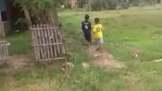 rehan hapist lagi berantem di sawah baru