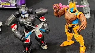 New Transformers Yolopark AMK Series Beast Wars Optimus Primal & Dinobot Color Prototypes