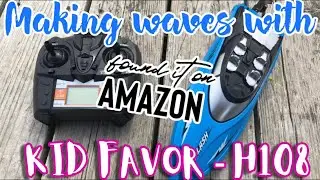 Review and test: Kid Favor H108 Rc speed boat
