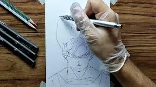 Drawing Son Guko | anime drawing