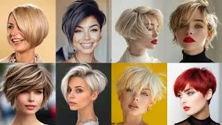 Cutest Angled Short Pixie Bob Haircut That Are Perfectly On- Trend for Mature Women / Pixie Bob