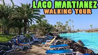 LAGO MARTIANEZ walking tour - Puerto De La Cruz - Tenerife (4k)
