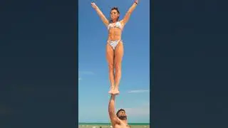 Really miss beach stunting 🌊 #beach #beachlife #popular #florida #cheer #stunt #challenge #snake