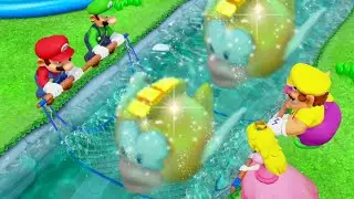 Super Mario Party - Mario vs Luigi vs Peach vs Wario (Master Difficulty)
