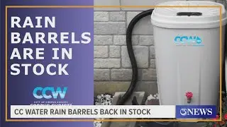 Corpus Christi Water rain barrels back in stock