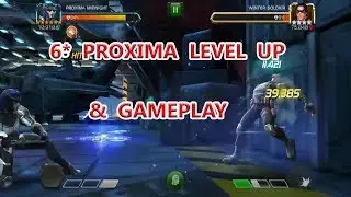 6 STAR PROXIMA MIDNIGHT LEVEL UP AND GAME PLAY marvel contest of champion