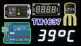 LM35 Sensor with TM1637 Display in Arduino UNO & ESP8266 NodeMCU | Som Tips