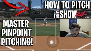 Как играть в MLB The Show 24! (Изучение точного питчинга и индивидуальных практик)