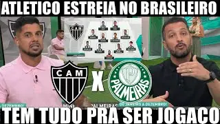 ⚫⚪ ATLÉTICO-MG X PALMEIRAS ⚽🔥 GALO ESTREIA EM CASA COM APOIO TOTAL DA TORCIDA 🏟️💥