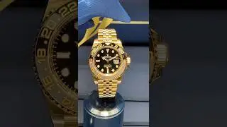 24 k Gold GMT Rolex Watch #rolex #watches #viral