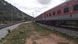 Diesel action in an electrified territory || Makalidurga || Indian Railways