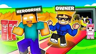 Using ADMIN COMMAND To Troll Herobrine In Steal a Brainrot Roblox!