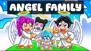 Having an ANGEL FAMILY in Roblox! (Kpop Demon Hunters)
