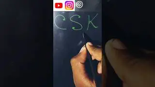 CSK MaKe logo 😱 #short #youtubeshorts #viral #trending #short #logodesign #art
