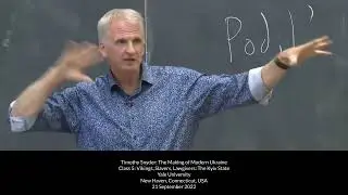 Ukraine formed by North-South trade/commerce, not East-West relations, Timothy Snyder