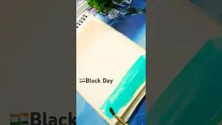 🫡😢कुछ यादें हमारे सहीद जवानों के लिए #black #day #army #painting #drawing