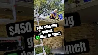 Gutter cleaning, great service add on
