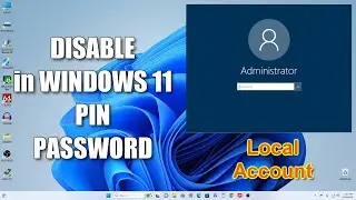 How to Remove PIN and Password in Windows 11 Lock Screen. Local Account➡ Without Programs [2025]