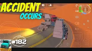 Accident on The Curly Road | Grand Truck Simulator | Gameplay #182