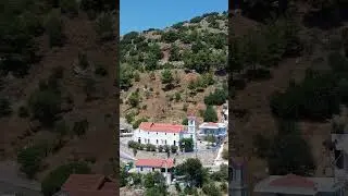 Lagkada #chios #greekislands #port #greece #travel #drone #summer #resort #lagkada #villages #sun