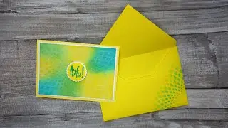 Distress Oxides, Stencil und Stempel = schnelle, einfache Karten (Möglichkeiten mit Schablonen #2)