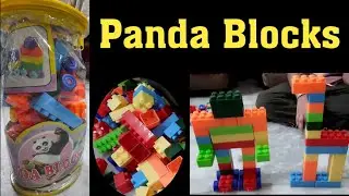Panda Blocks Unboxing and use 2021
