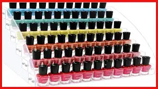 Great product -  KLATIE Nail Polish Organizer 6 Layers Acrylic Nail Polish Rack, Acrylic Display Nai
