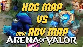 AOV 3.0 (傳說對決 ) vs KOG (王者荣耀) MAP COMPARSION | Arena of Valor | Li&ecirc;nQu&acirc;nMobile | 傳說對決 | 펜타스톰 | 伝説対決