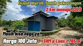 SOLD✅Tanahmurah Pekarangan Harga 100 JT SHM Luas 1.765 m&sup2; Dekat tempat ibadah ( masjid )