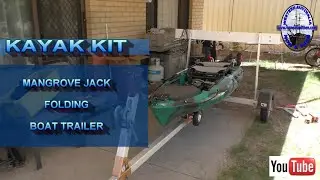 Mangrove Jack Folding Trailer - Kayak Kit