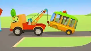 Car Cartoon Full Episodes & Street Vehicles Cartoons for Kids – Carwash Adventures