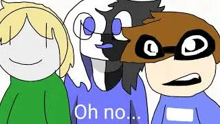 Siblings vibing on the LucidSMP