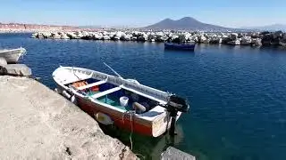 The Seafront Views of Borgo Santa Lucia in Naples-Italy 那不勒斯 (February 2020)