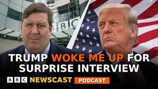 Why did President Trump call a BBC reporter to discuss President Putin? | BBC Newscast