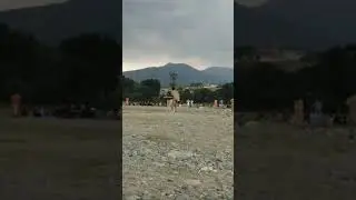 Cricketer Wasim Akram Playing At Home Ground Khall Dir #viral #cricketer #wasim_akram