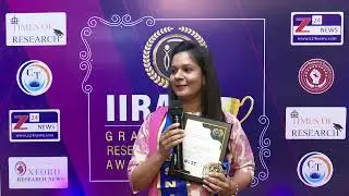 DR.TANVI TRIVEDI, INTERNATIONAL BEST RESEARCHER AWARD WINNER INTERVIEW ON IIRA 2022.